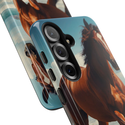 Blazing Horse Samsung S25 Case - Tough