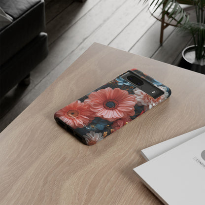 Surreal Floral Harmony Google Pixel 7 - Tough Phone Case