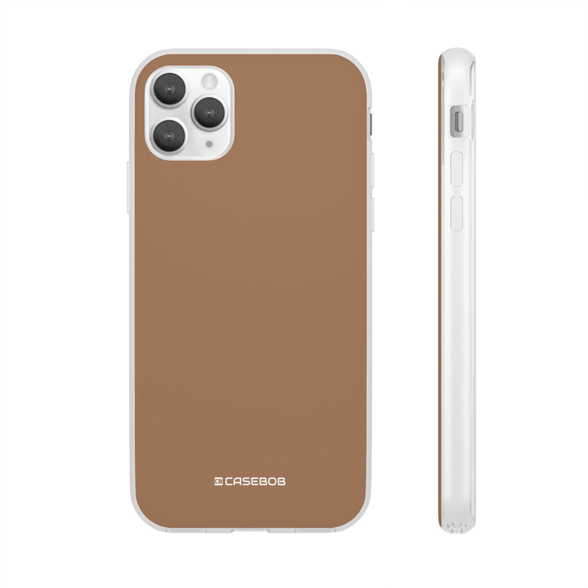 Chamoisee Brown | Handyhülle für iPhone (Flexi Case) 