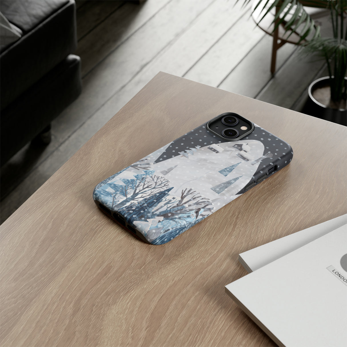 Cute Winter Landscape - Protective Phone Case