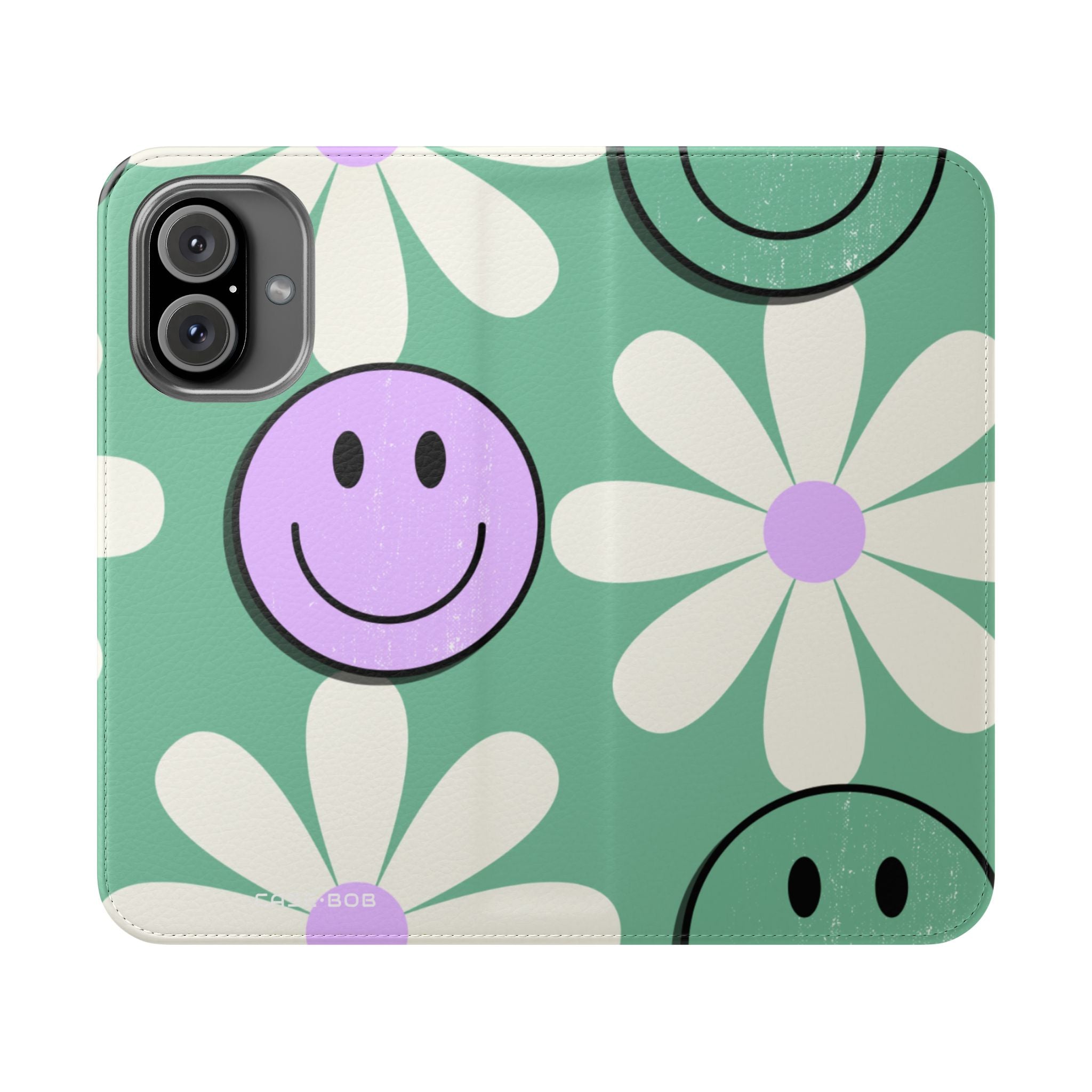 Smiley Daisy Glow - iPhone 16  Case - Wallet