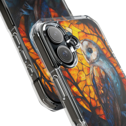 Owl Gazes Moonlight iPhone Case - Impact