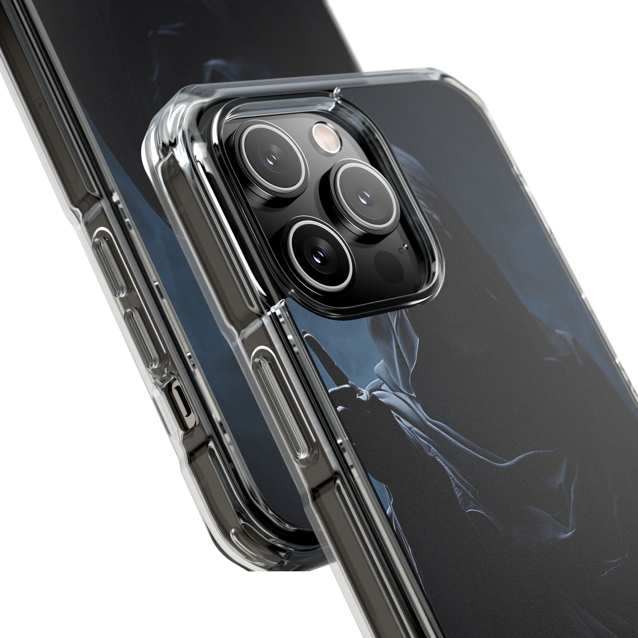 Spectral Guardian Warning iPhone Case - Impact