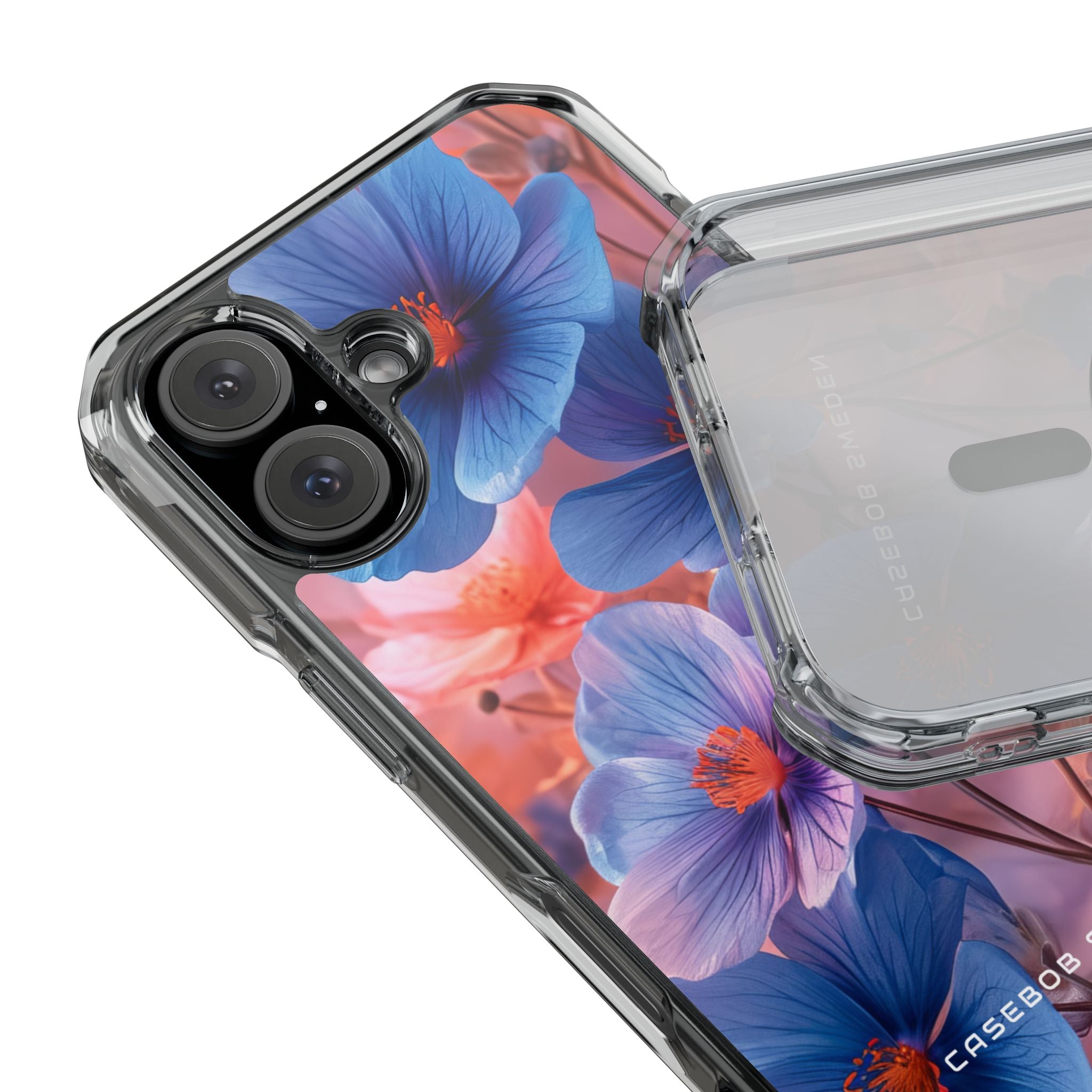 Ethereal Floral Symphony iPhone 16 - Clear Impact Phone Case