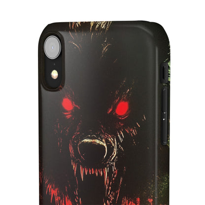 Bloodmoon Wolf's Lament  iPhone X - Slim Phone Case