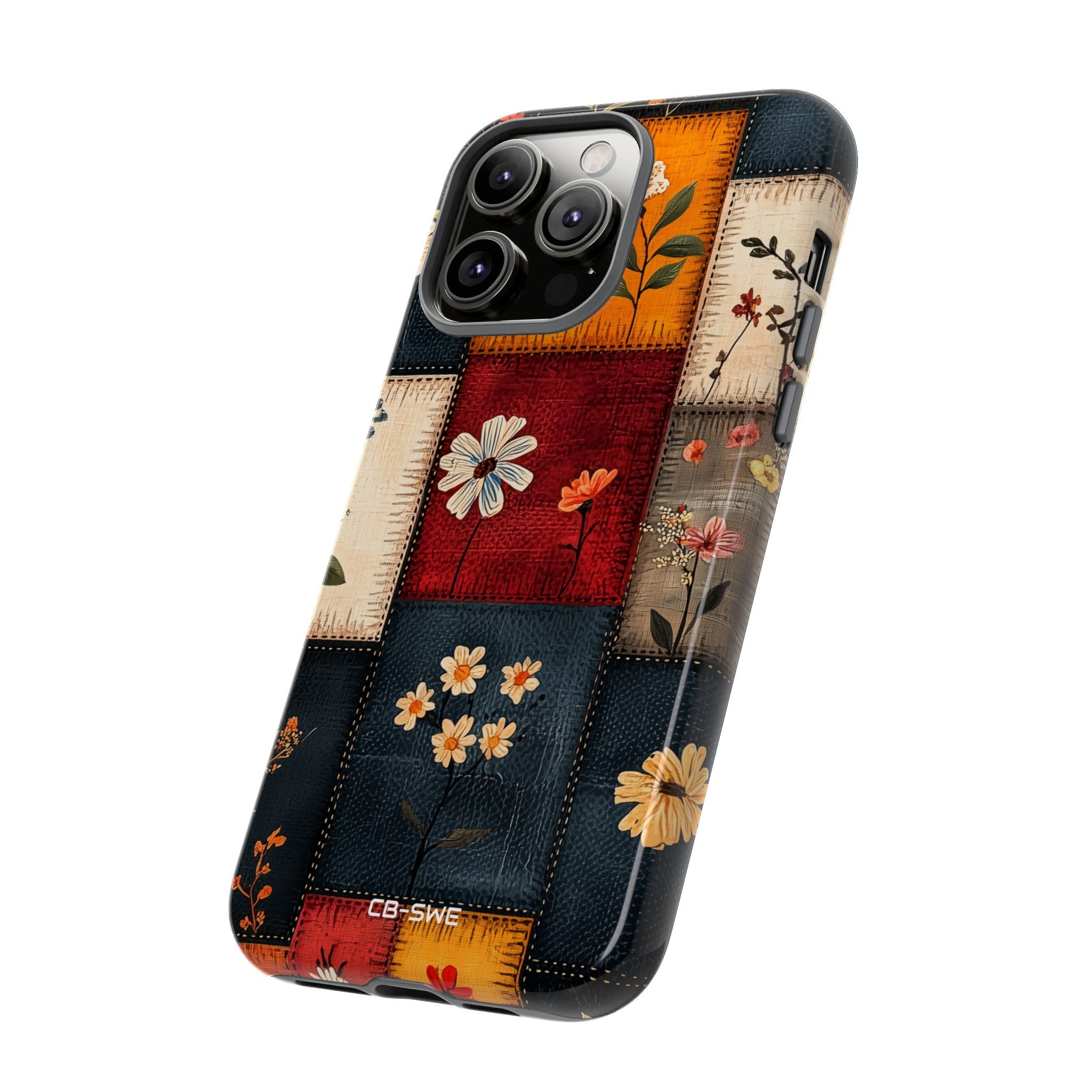 Floral Patches Bloom - iPhone Case