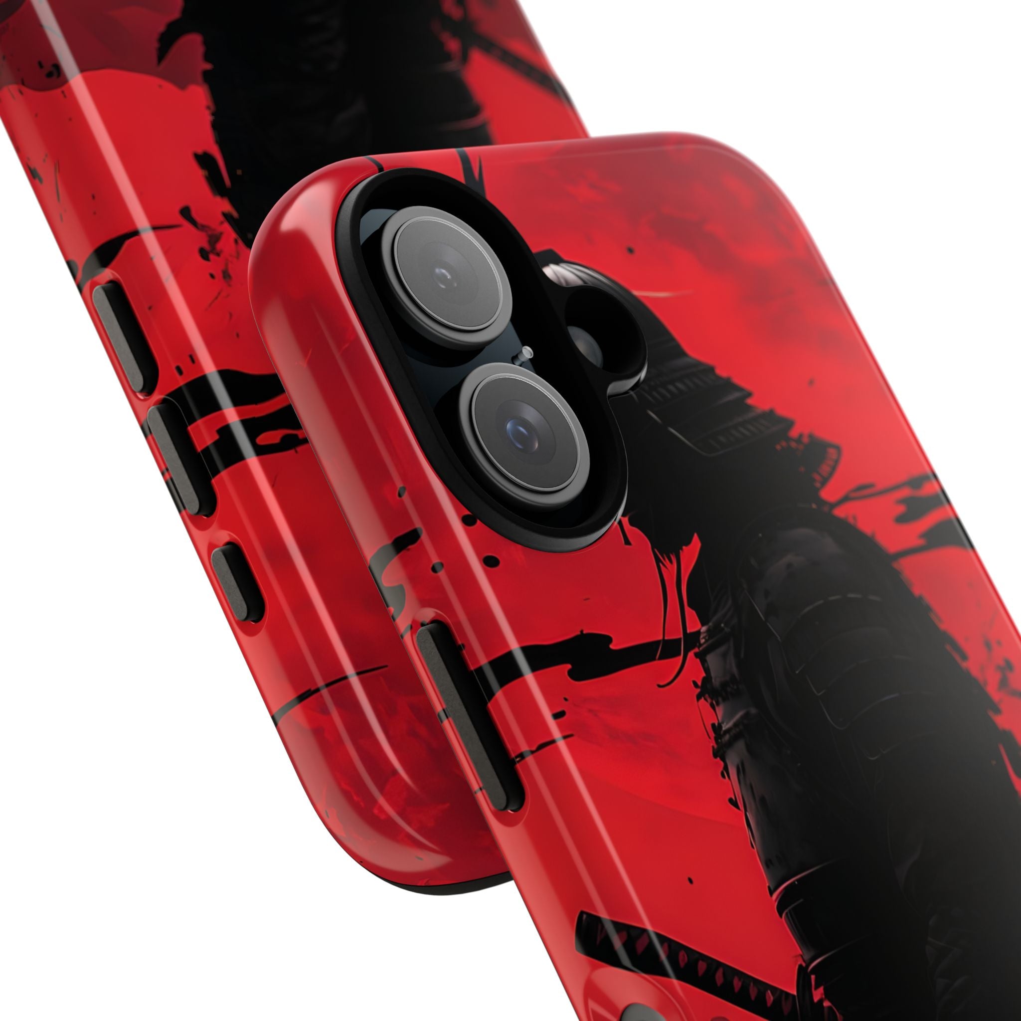 Red Samurai Shadow - iPhone Case