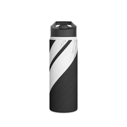 Striped Texture - Stainless Steel Water Bottle