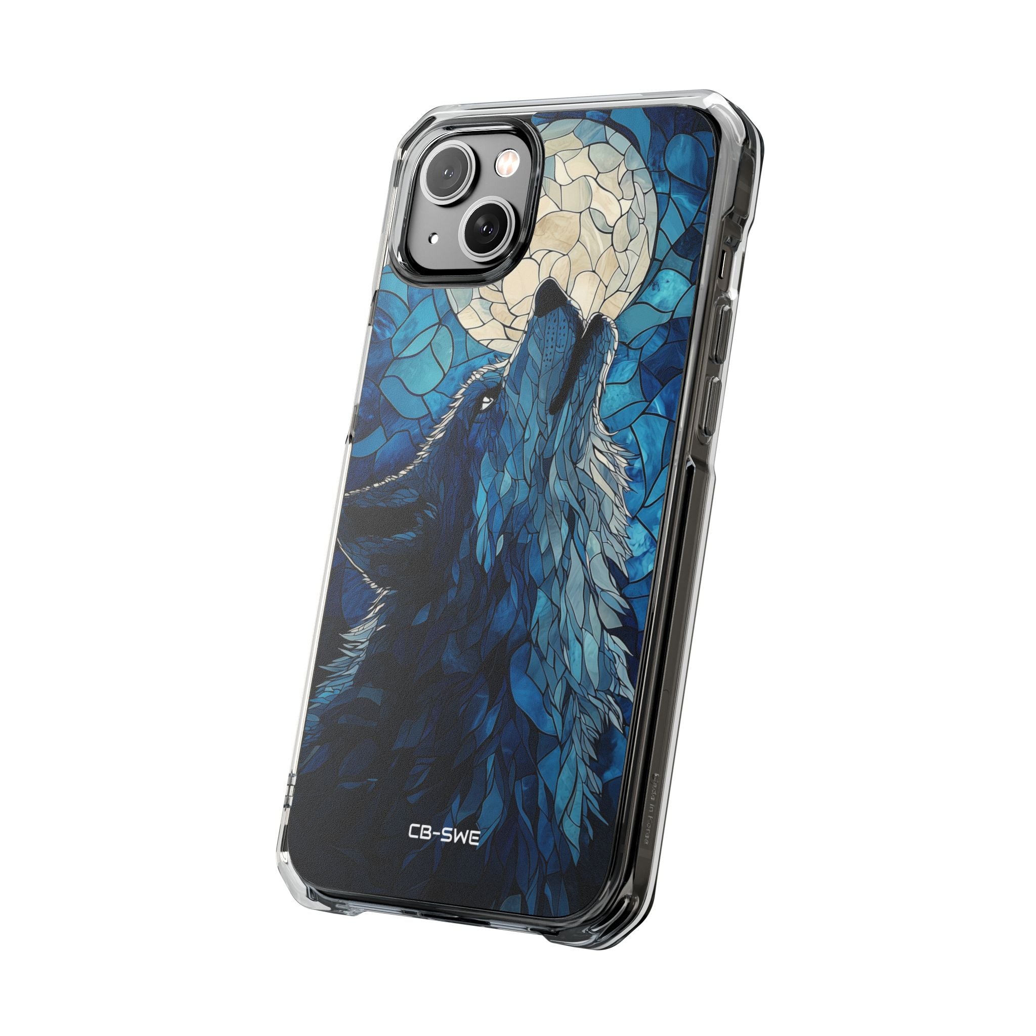 Wolf Howls Moonlight iPhone Case - Impact