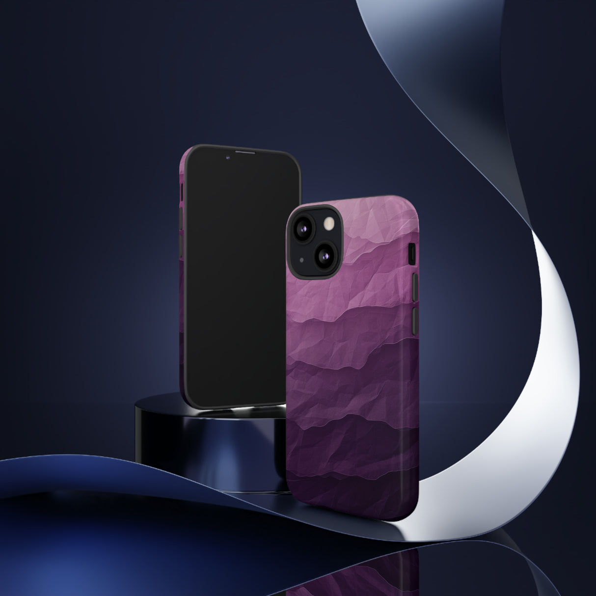 Lilac to Plum Gradient - Protective Phone Case