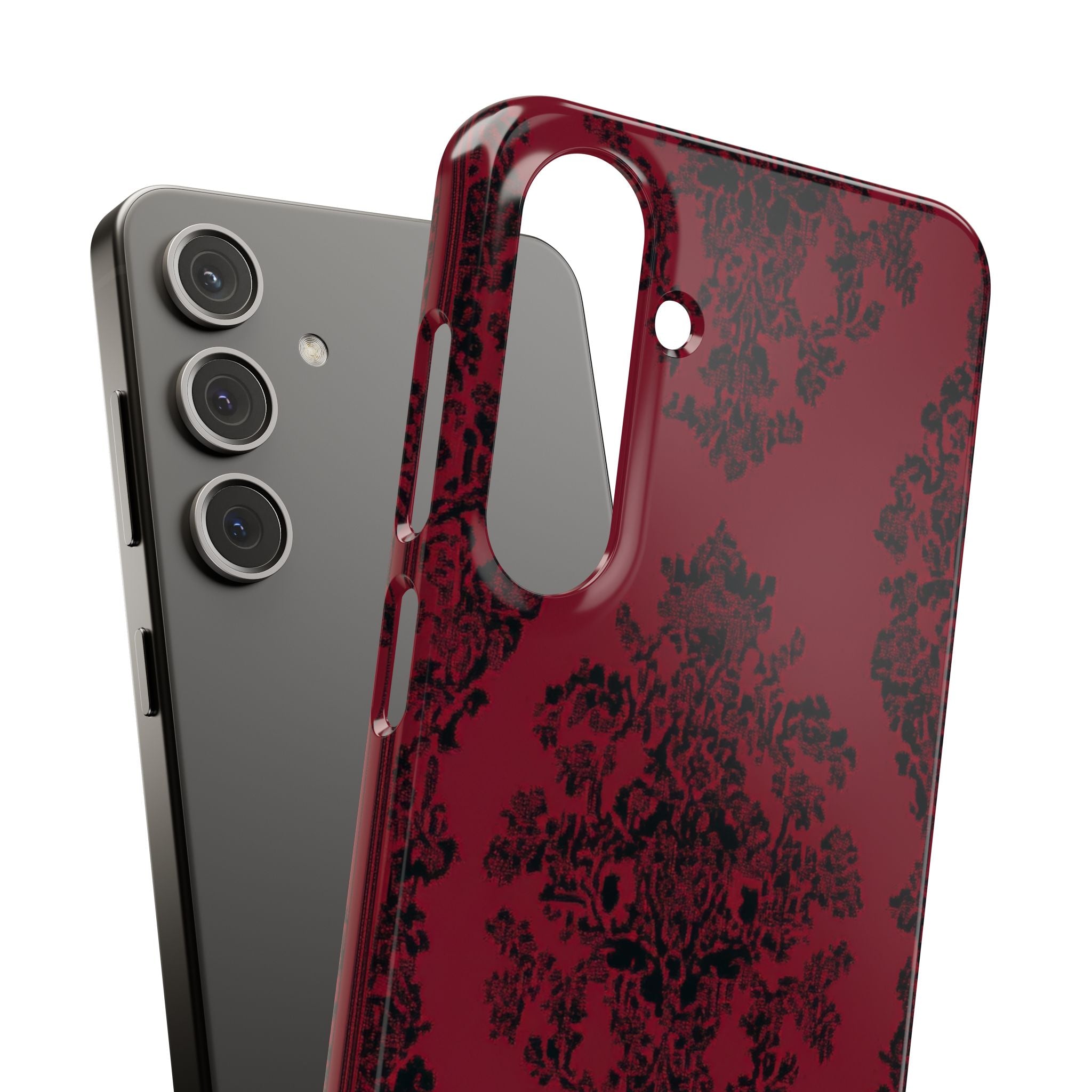 Gothic Crimson Elegance Samsung S24 - Slim Phone Case