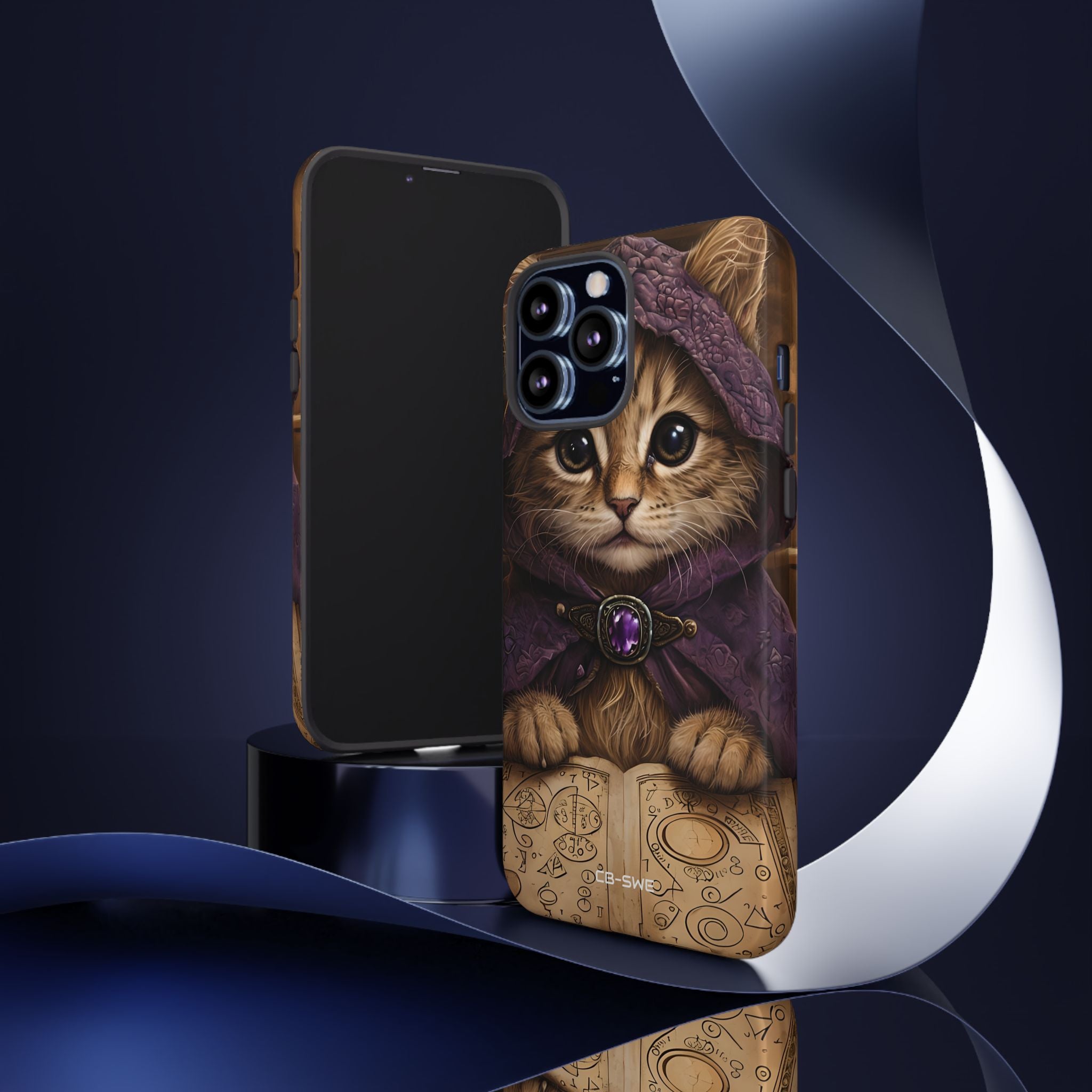 Mystical Wizard Cat - iPhone Case