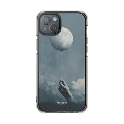 Moon Cradled Softly iPhone Case - Impact