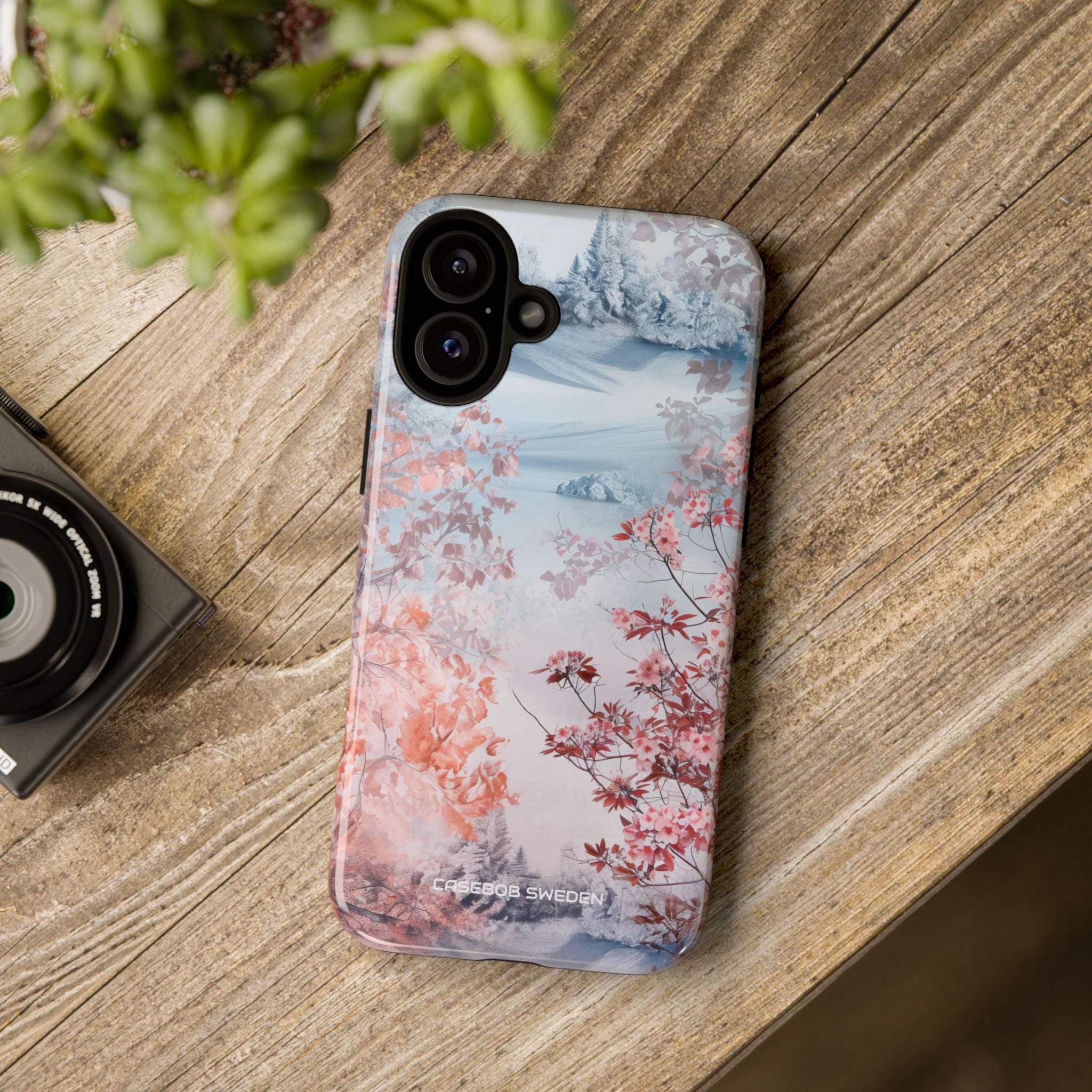 Floral Serenity Case - Tough iPhone 16 Phone Case