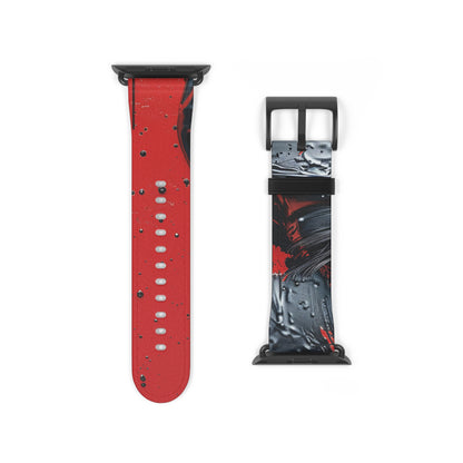 Glossy Black Face - Watch Band