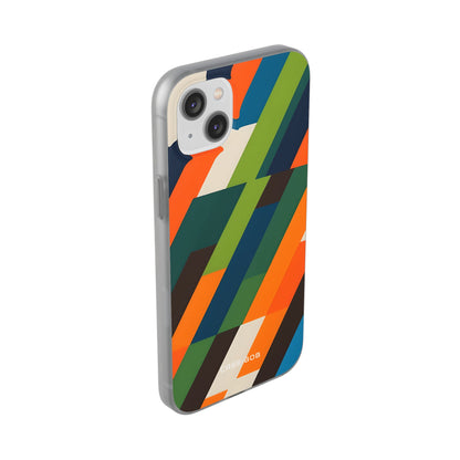 Diagonal Blaze iPhone 14 Plus Case - Soft