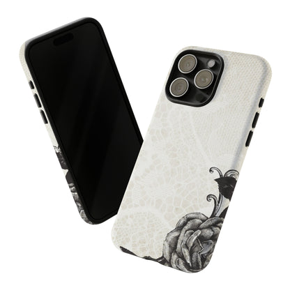 Rosett Gothic Flower - Protective Phone Case