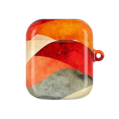 Crimson Ripples - AirPods Case