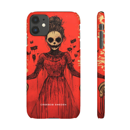 Haunting Scarlet Descent iPhone 11 - Slim Phone Case