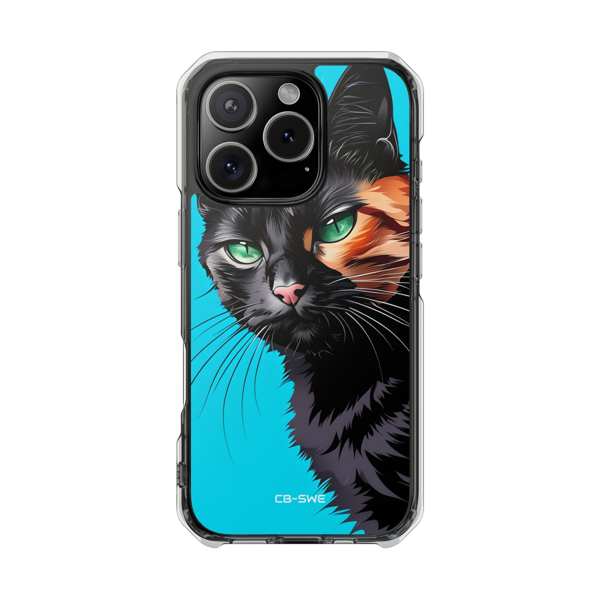 Curious Cat Stare iPhone Case - Impact