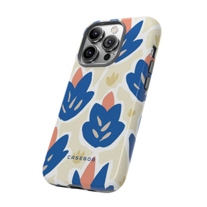 Blue Happy Flower - Protective Phone Case