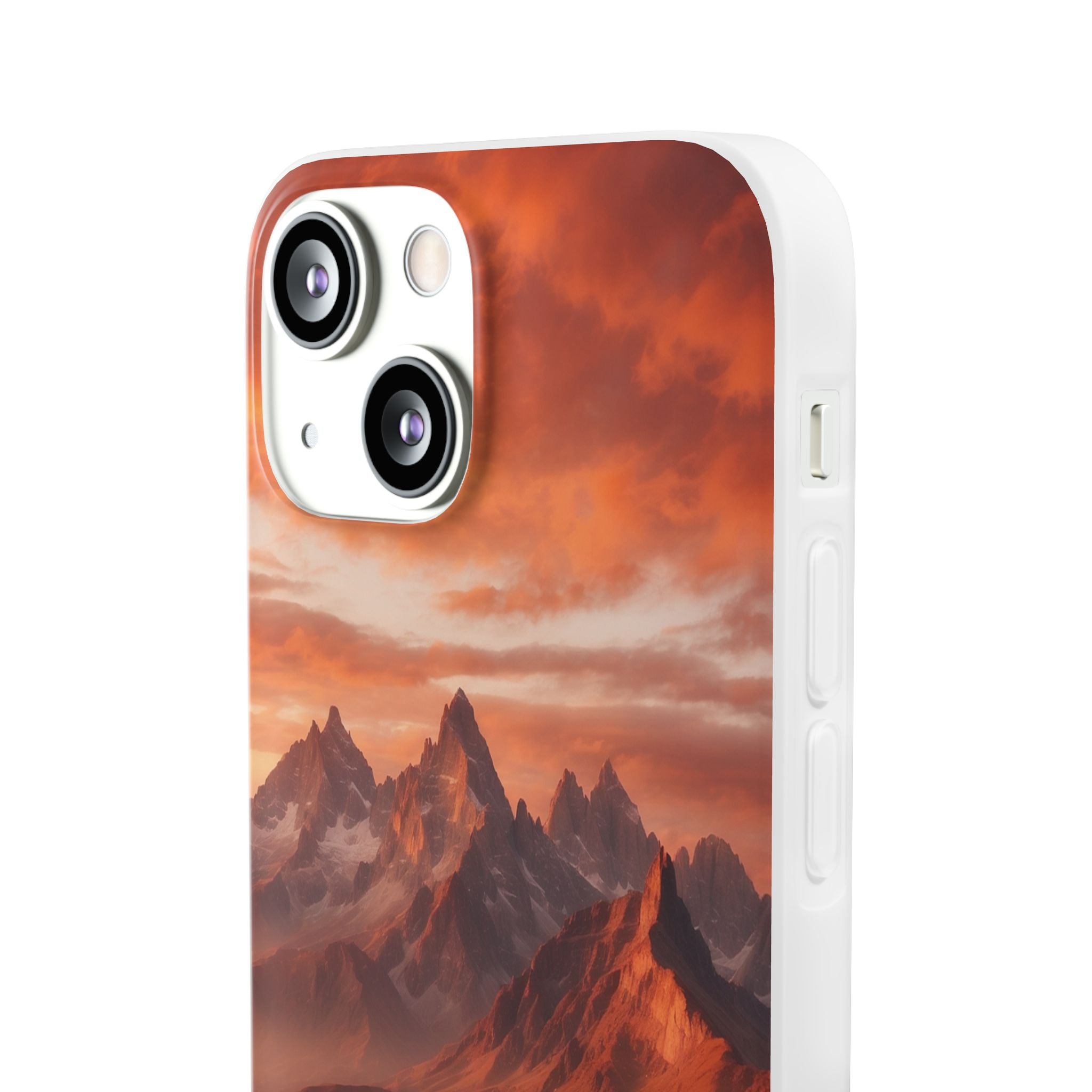 Jagged Glow iPhone 13 mini Case - Soft