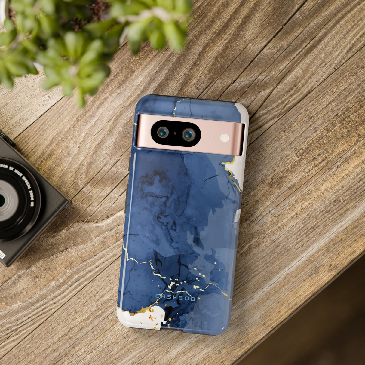 Timeless Blue Watercolor - Protective Phone Case