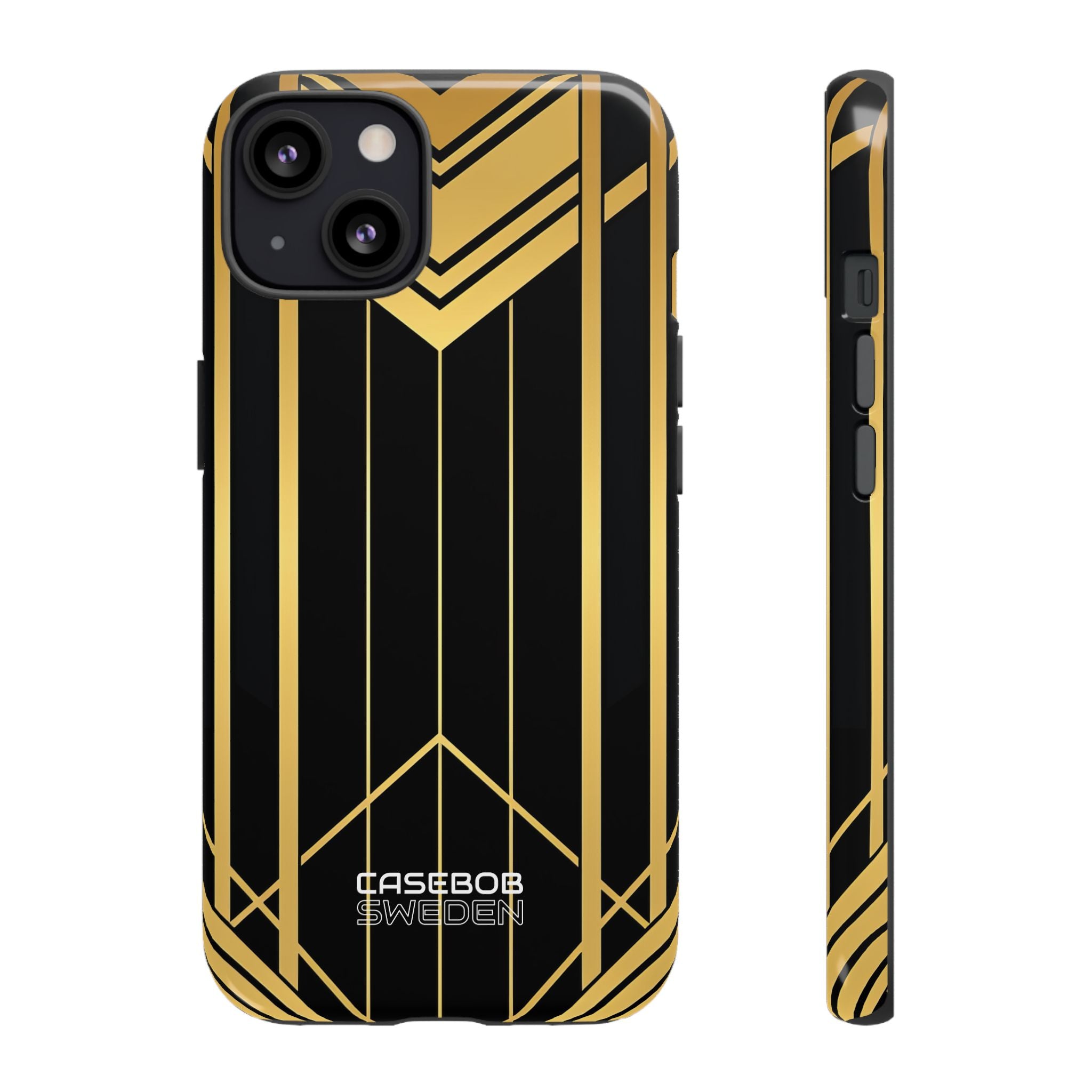 Golden Geometric Symphony iPhone 13 - Tough