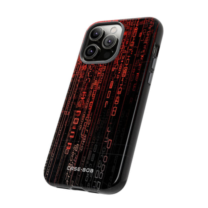 Crimson Glyphs iPhone 14 Pro Max Case - Tough