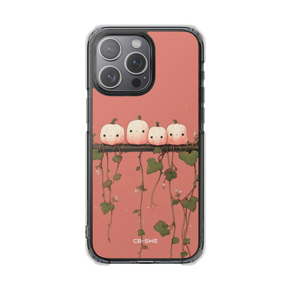 Pumpkins Greet Vines iPhone Case - Impact