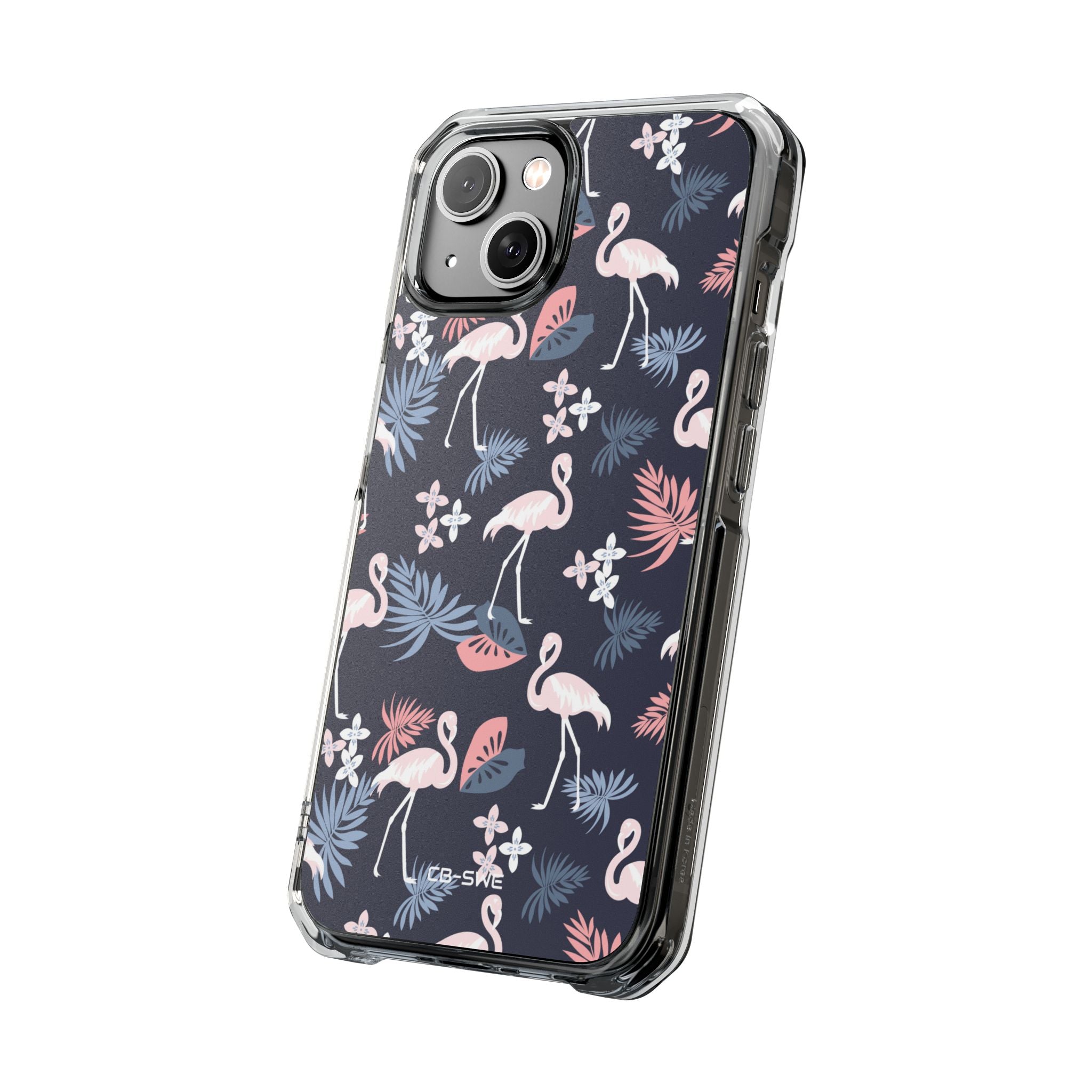 Flamingos Dance Playfully iPhone Case - Impact