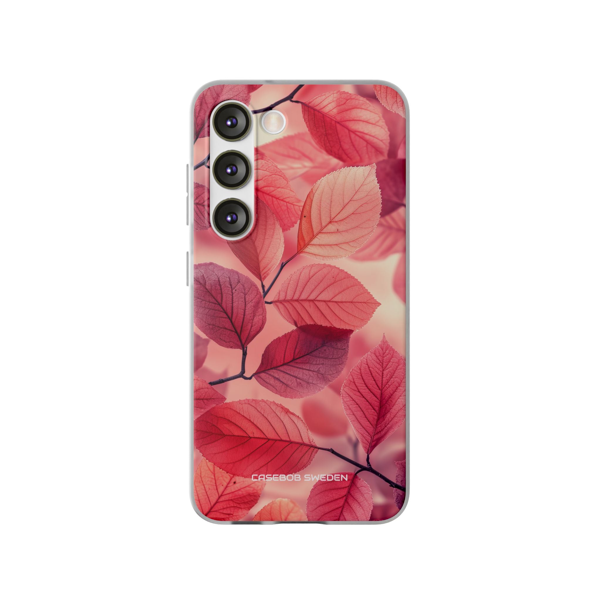 Pink Purple Nature Pattern - Flexi Samsung S23 Phone Case