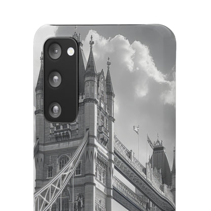 Tower Bridge Monochrome Architecture Study Samsung S20 - Slim Phone Case