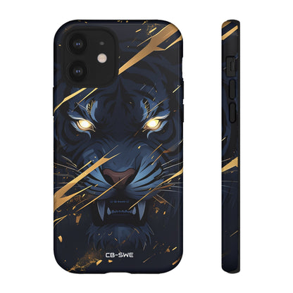 Tiger's Glowing Gaze - iPhone Case