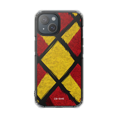 Dynamic Geometric Energy iPhone Case - Impact