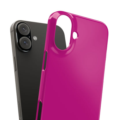 Medium Violet Red iPhone 16 - Slim Phone Case