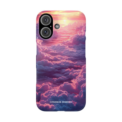 Pink Purple Clouds - Slim iPhone 16 Phone Case