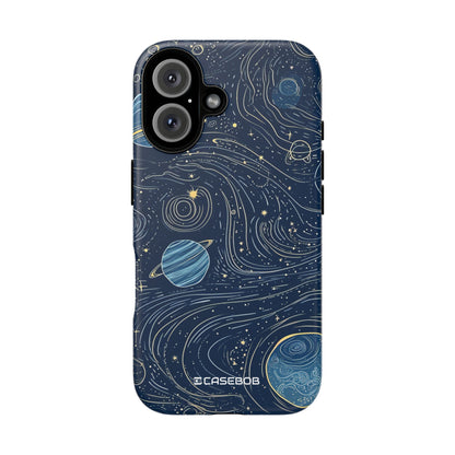 Celestial Whimsy: Hand-Drawn Universe - for iPhone 16