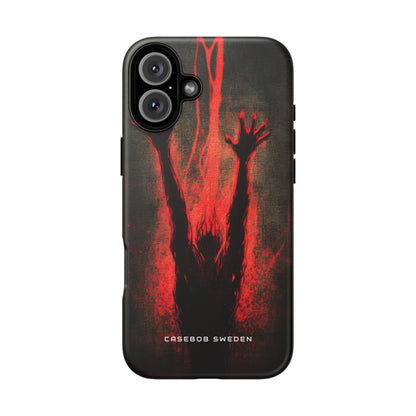 Gothic Crimson Ascension iPhone 16 - Tough Phone Case