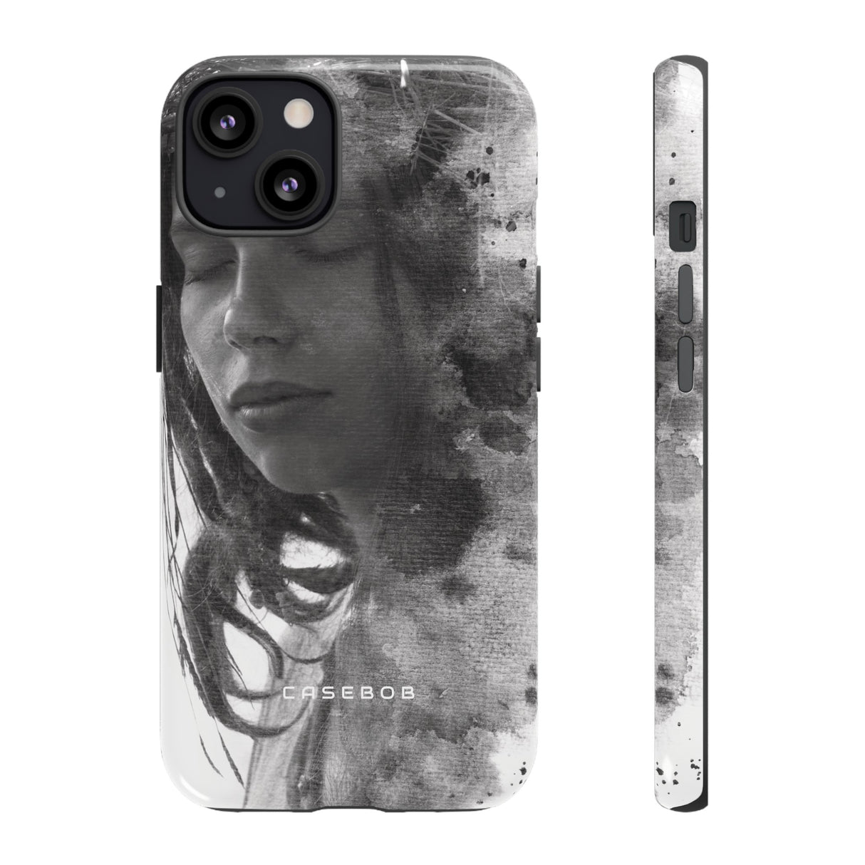 Portrait Lady Phone Case - Protective - Protective Phone Case