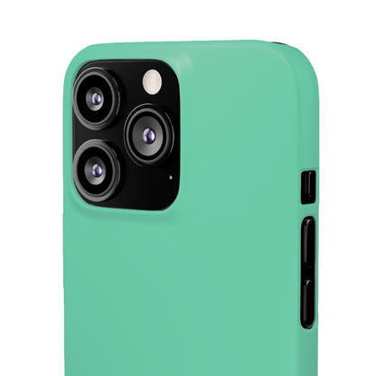 Medium Aquamarine iPhone 13 - Slim Phone Case