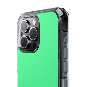 Sea Green | Phone Case for iPhone (Clear Impact Case - Magnetic)