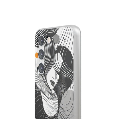 Fluid Noir Rhythm | Flexible Phone Case for Samsung Galaxy