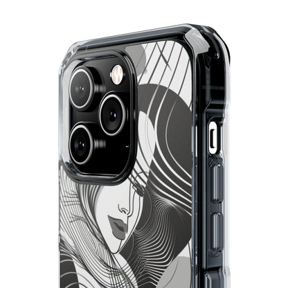 Orange Wave Motion iPhone 14 - Impact Clear+