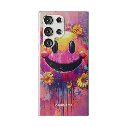 Smiley Bloom Samsung S23 Ultra Case - Soft