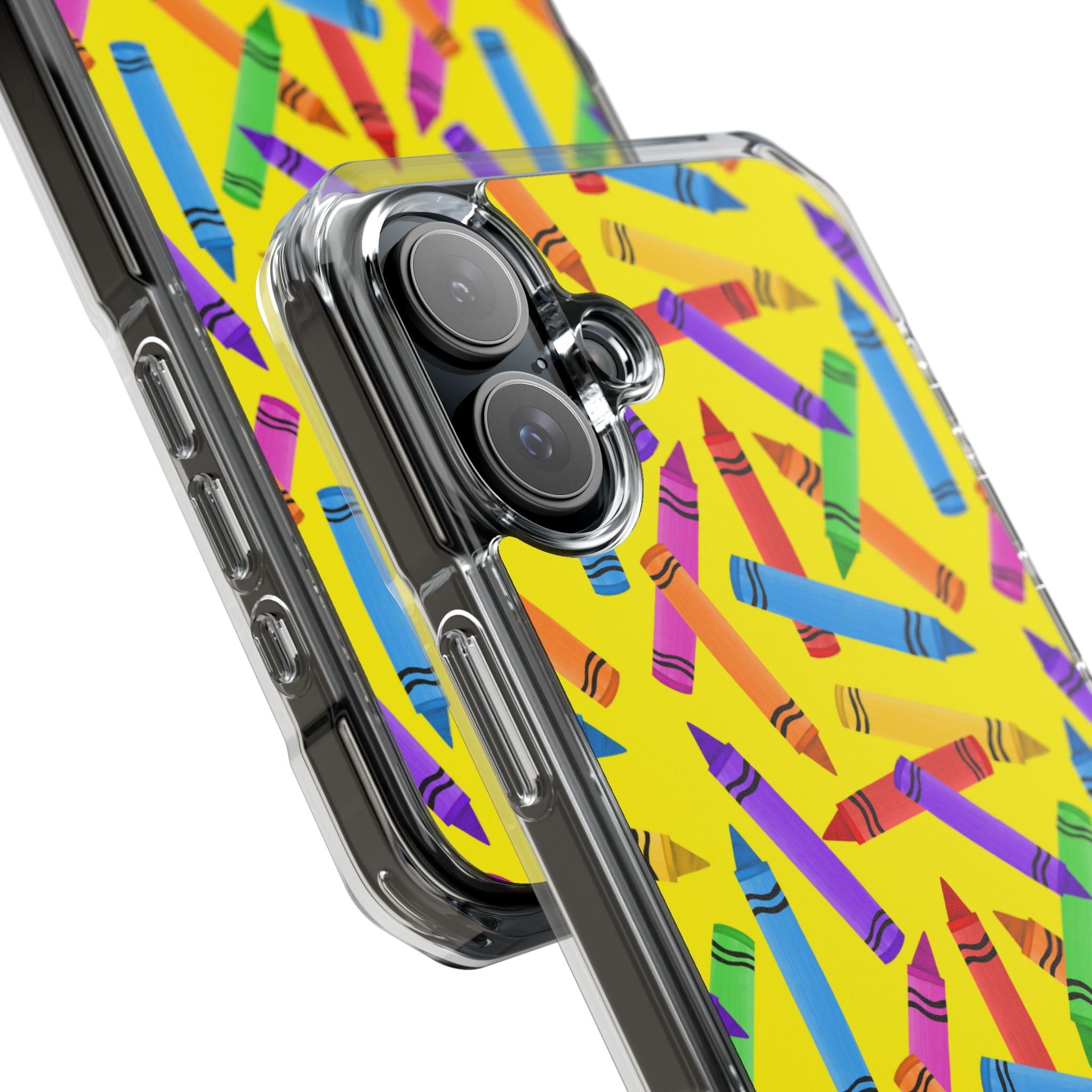 Crayons Scatter Playfully iPhone Case - Impact