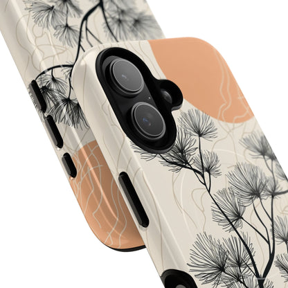 Spiky Tree Sunset iPhone 17 Case - Tough+