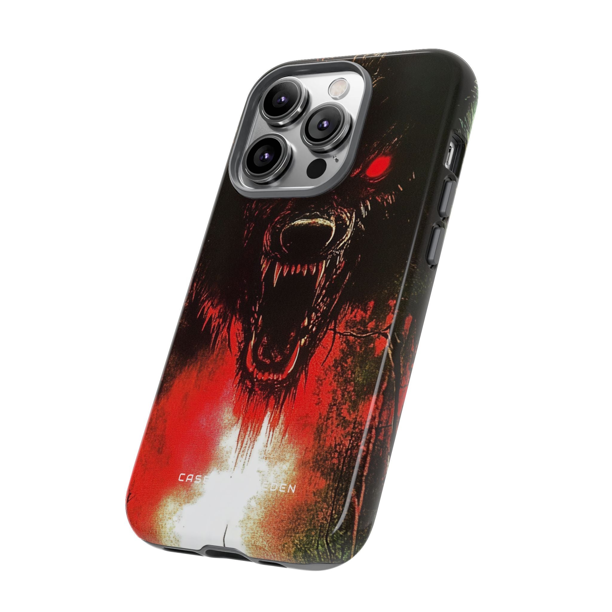 Bloodmoon Wolf's Lament iPhone 14 - Tough Phone Case