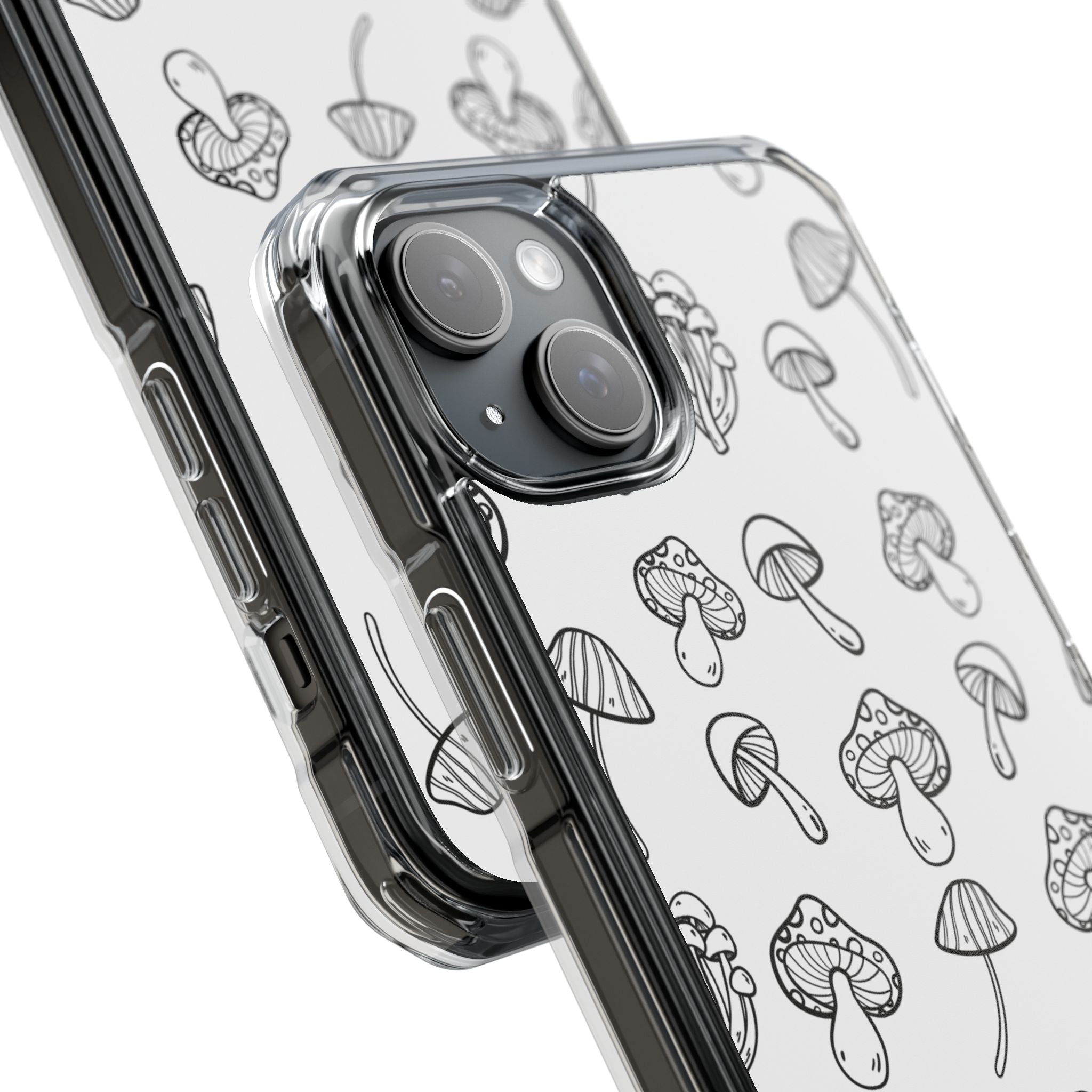 Mushroom Line Play iPhone Case - Impact