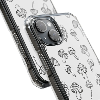 Mushroom Line Play iPhone Case - Impact